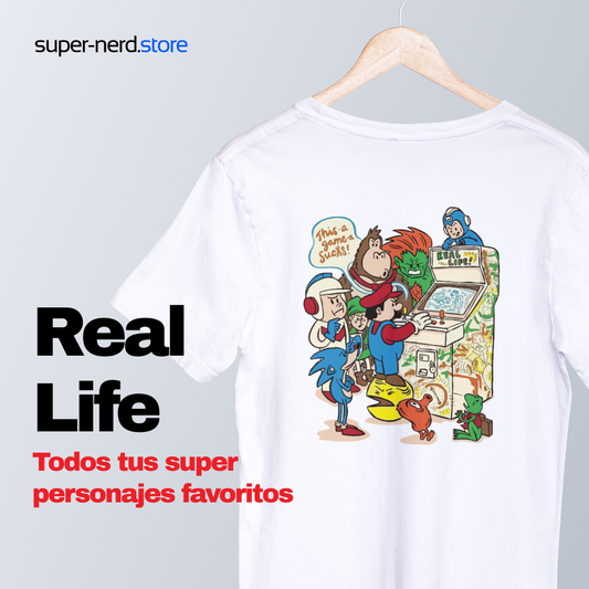 Polera video juegos - 100% algodón polera estampada