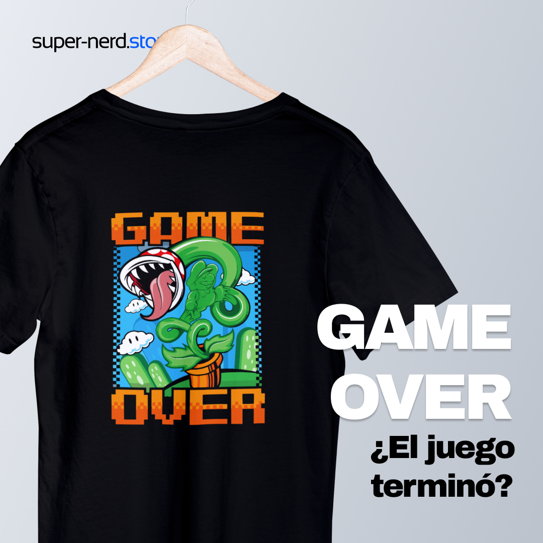 Polera Mario Game Over