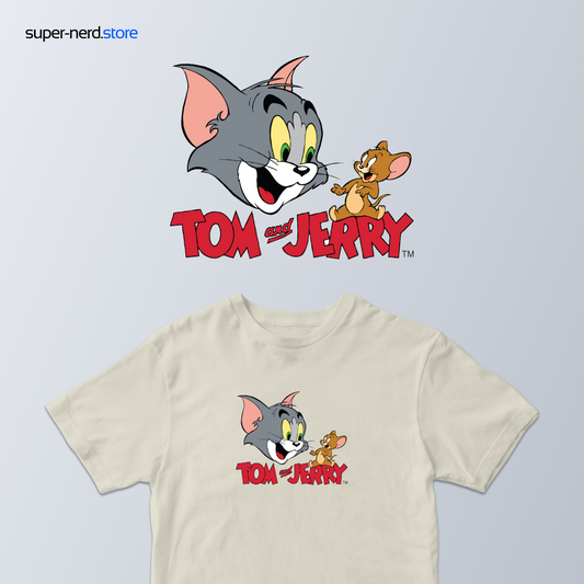 Polera Retro Tom y Jerry - 100% Algodon Premium