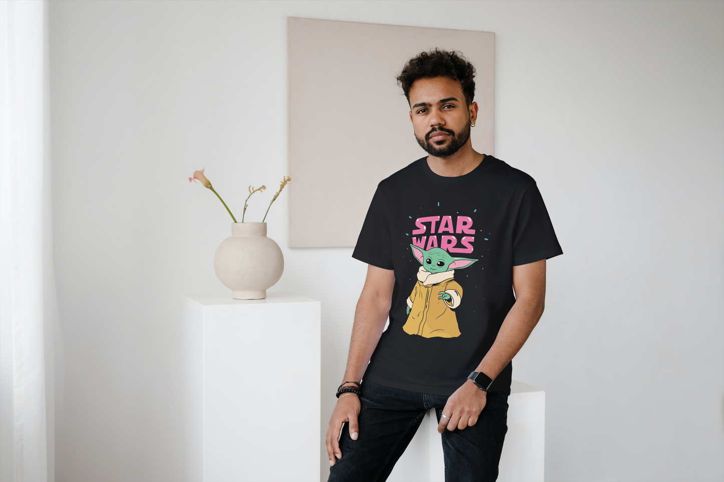 Polera Baby Yoda - Polera estampada el Mandalorian