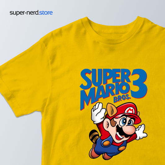 Polera Retro Mario Bros 3 - 100% Algodon Premium