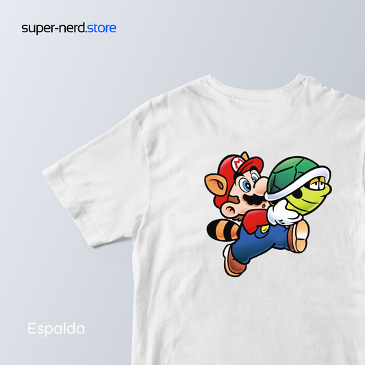 Polera Retro Super Mario Bros - Tortuga - 100% Algodon Premium